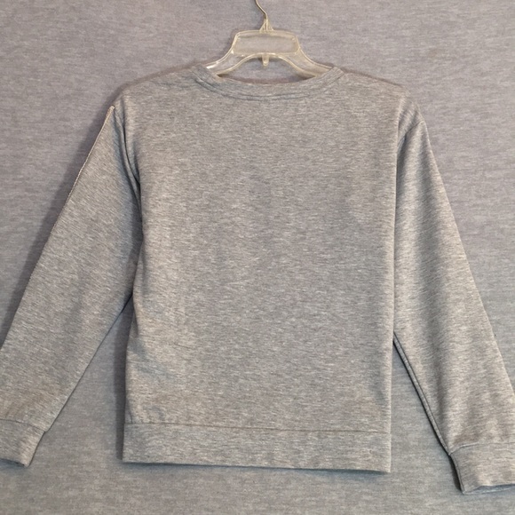 FLORA NIKROOZ  Lace Trimmed Super Soft Comfy Elevated Sweatshirt - Picture 2 of 16